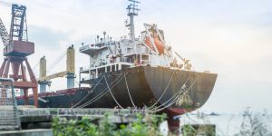 Cargo container ship ship